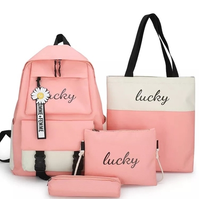 El bolso de escuela multifuncional de los niños fijó 5 en 1 estudiante impermeable Bag 1,37 pulgadas