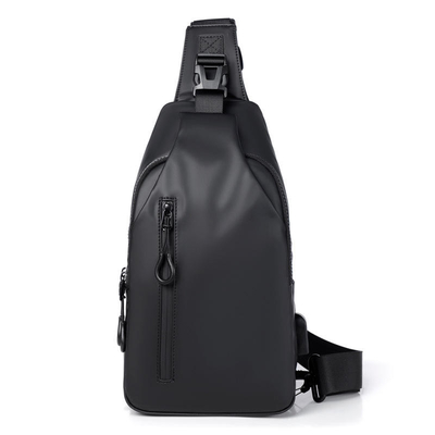 Cruz impermeable del ISO - bolso para hombre del pecho de la honda del bolso de la honda del cuerpo con carga por USB