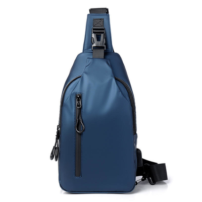 Cruz impermeable del ISO - bolso para hombre del pecho de la honda del bolso de la honda del cuerpo con carga por USB