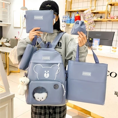 Las muchachas de la mochila del viaje que el bolso de escuela del ordenador portátil fija las mochilas encuadiernan China colorida 2022