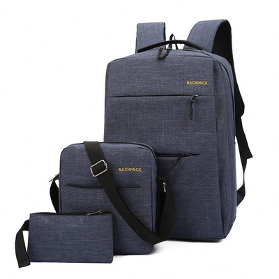 La mochila de la carga por USB de 1,47 pulgadas fija 3 en 1 mochila impermeable de Oxford del ordenador