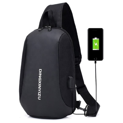 cruz de nylon del pecho de la honda del ODM del bolso de la honda del negro 4.2L - prenda impermeable multifuncional de la bolsa para transportar cadáveres