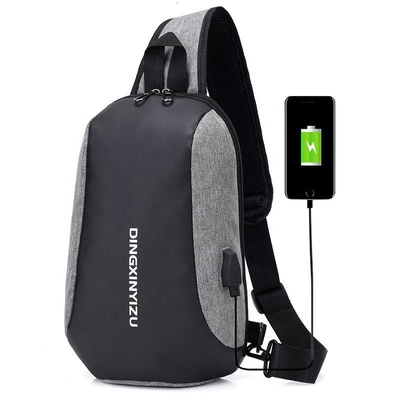 cruz de nylon del pecho de la honda del ODM del bolso de la honda del negro 4.2L - prenda impermeable multifuncional de la bolsa para transportar cadáveres