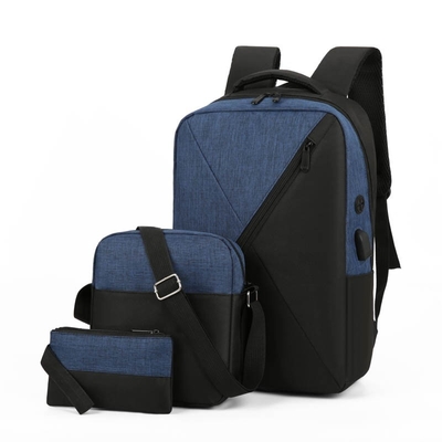 La mochila del ordenador de Oxford fija 3 en 1 sistema unisex de la mochila del ordenador portátil