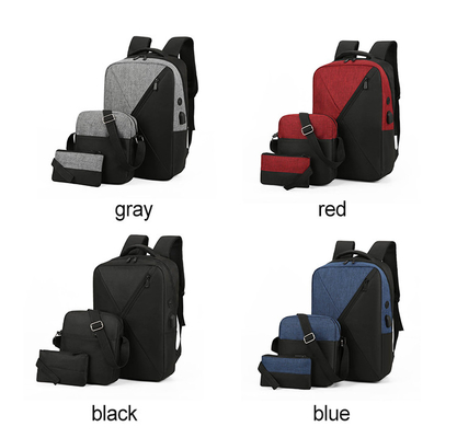 La mochila del ordenador de Oxford fija 3 en 1 sistema unisex de la mochila del ordenador portátil
