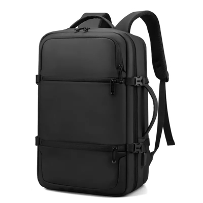 Mochila del ordenador portátil del negocio de Oxford de 59 litros con el puerto de carga los 45cm