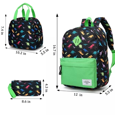 Los niños hacen excursionismo el bolso del almuerzo fijan bolsos de escuela del viaje 2022 de Dinosaur New Arrival del estudiante del muchacho
