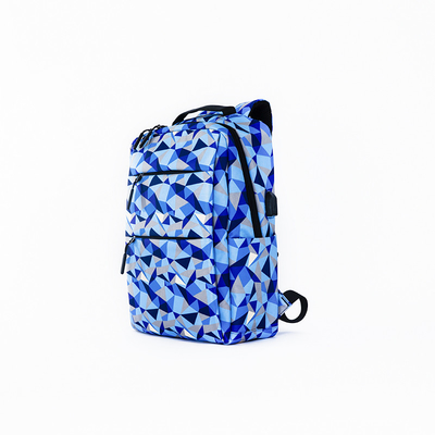 La mochila de nylon del ordenador portátil de las señoras fijó el bolso de escuela impermeable de 3 pedazos