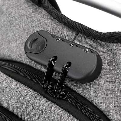 Bolso anti los 38cm viaje del ordenador portátil del hurto de la oficina BSCI y mochilas del ocio