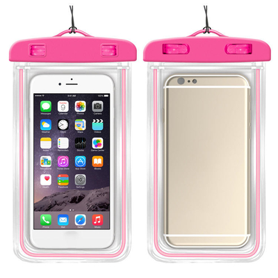 Bolso seco del teléfono universal móvil impermeable de la bolsa del PVC para los accesorios del teléfono