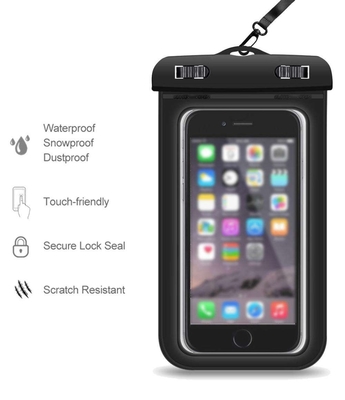 Cubierta impermeable universal de la caja del teléfono del ODM de TPU de la bolsa impermeable del teléfono celular