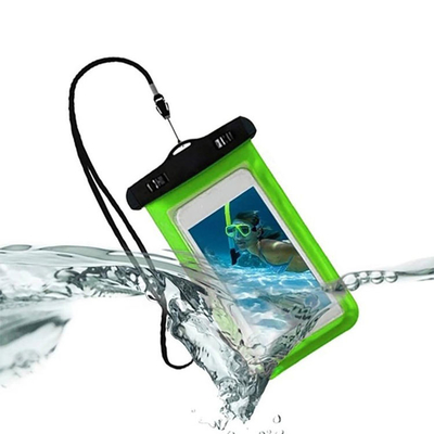 Bolso flotante universal de la caja impermeable del teléfono de Lanyard Waterproof Cell Phone Pouch