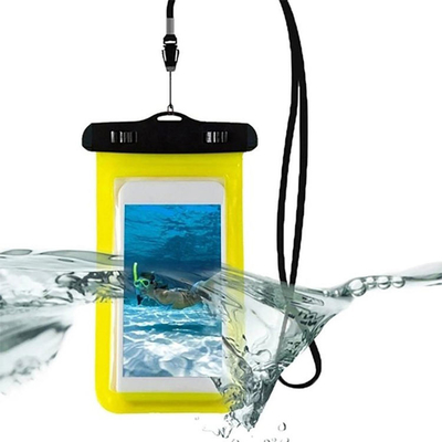 Bolso flotante universal de la caja impermeable del teléfono de Lanyard Waterproof Cell Phone Pouch