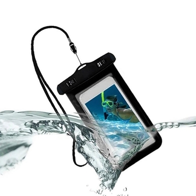 Bolso flotante universal de la caja impermeable del teléfono de Lanyard Waterproof Cell Phone Pouch