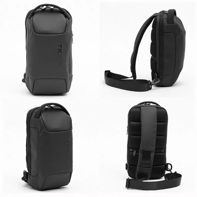 bolso de capa del cuerpo de la cruz del ocio del Odm de la mochila del ordenador portátil del revés 1200d