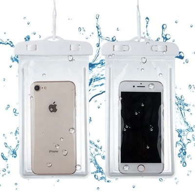 Caja impermeable del teléfono celular con Lanyard Swimming