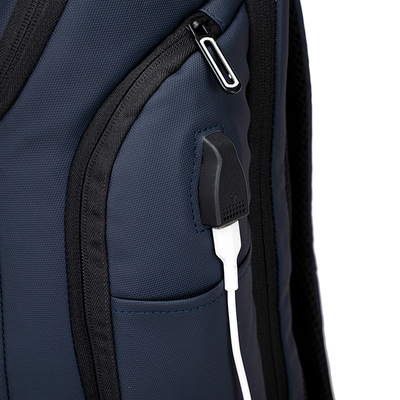 La mochila impermeable del ordenador portátil del viaje del ODM empaqueta la mochila de carga del hurto anti de 15,6 pulgadas
