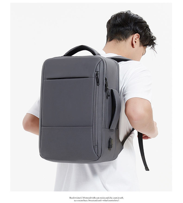 bolso anti del ordenador portátil de la prenda impermeable del hurto del bolso BSCI de la mochila del ordenador portátil del negocio del 17cm