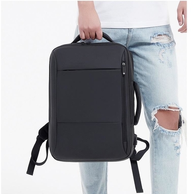 bolso anti del ordenador portátil de la prenda impermeable del hurto del bolso BSCI de la mochila del ordenador portátil del negocio del 17cm