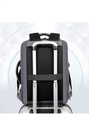 bolso anti del ordenador portátil de la prenda impermeable del hurto del bolso BSCI de la mochila del ordenador portátil del negocio del 17cm