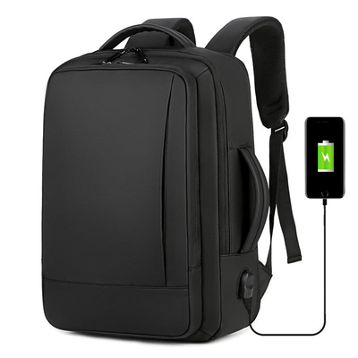 Mochila de la carga por USB del negocio con el bolso del ordenador de Oxford del cargador del teléfono