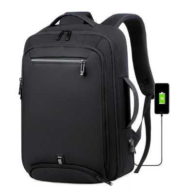Mochila impermeable de la carga por USB con la moda portuaria del ordenador portátil de Usb portátil