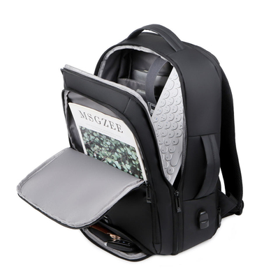 Mochila impermeable de la carga por USB con la moda portuaria del ordenador portátil de Usb portátil