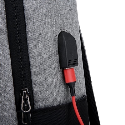 Ordenador portátil de la mochila del viaje de negocios de 15,6 pulgadas con el USB