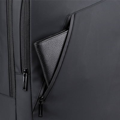 ODM resistente negro de agua de la mochila del ordenador de la moda de la mochila del ordenador portátil del negocio de BSCI