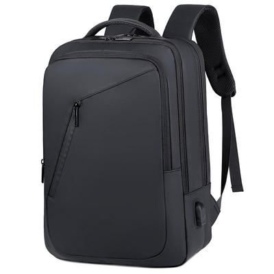 ODM resistente negro de agua de la mochila del ordenador de la moda de la mochila del ordenador portátil del negocio de BSCI