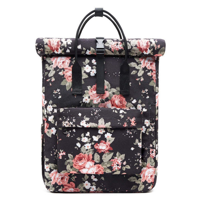Mochila de encargo del ordenador portátil de Logo Waterproof Rolltop Bag los 40cm Rolltop de la lona