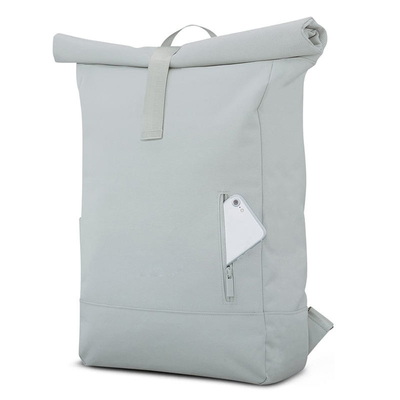 Prenda impermeable robusta superior de la mochila del ordenador portátil de Rolltop de la mochila de rollo del vintage de RPET