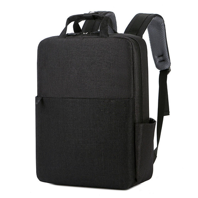 mochilas de la mochila del viaje de Lap Top Ruck Sack Black del estudiante de los 41cm con el USB al aire libre
