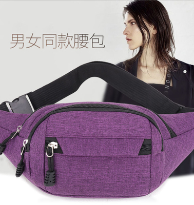 Bolso impermeable de la bolsa de la cintura de cintura de la correa de la bolsa de la lona funcional multi de la capacidad grande