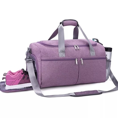 18&quot; petate anti del bolso del viaje del hurto del gimnasio con el bolsillo mojado del compartimiento del zapato