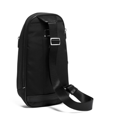 Cruz elegante negra del hombro de la bolsa del bolso de la cintura - bolso del pecho del cuerpo para la prenda impermeable del gimnasio del viaje
