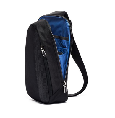 Cruz elegante negra del hombro de la bolsa del bolso de la cintura - bolso del pecho del cuerpo para la prenda impermeable del gimnasio del viaje
