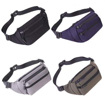 Mujeres de encargo del OEM Logo Running Belt Waist Bag de la cintura de la bolsa impermeable al aire libre del bolso