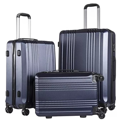 La cremallera doble TSA del viaje del ABS del equipaje de Hardside de la maleta impermeable de la carretilla cierra 4 ruedas del hilandero