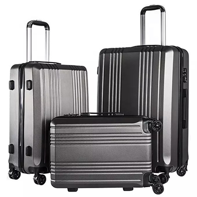 La cremallera doble TSA del viaje del ABS del equipaje de Hardside de la maleta impermeable de la carretilla cierra 4 ruedas del hilandero