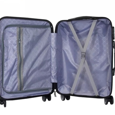 El equipaje de aluminio del viaje de la carretilla de los PP fija la maleta en las ruedas estuche rígido de la prenda impermeable de 20 pulgadas