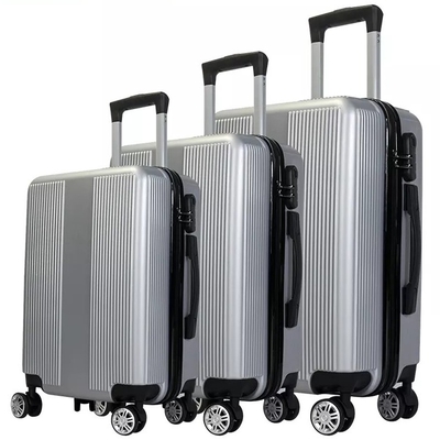 El equipaje de aluminio del viaje de la carretilla de los PP fija la maleta en las ruedas estuche rígido de la prenda impermeable de 20 pulgadas