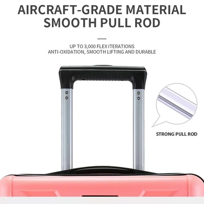 Poliéster que alinea difícilmente a Shell Luggage Set 24&quot; PC Pp Carry On de la cerradura 3 del equipaje de Tsa de la maleta de la carretilla
