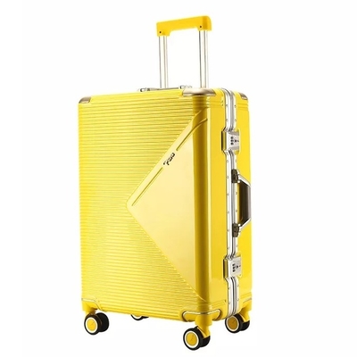 20&quot; caja dura de encargo de la PC de la manija de la maleta de la carretilla del viaje que viaja del equipaje de la escala impermeable del peso