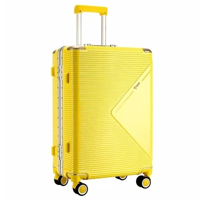 20&quot; caja dura de encargo de la PC de la manija de la maleta de la carretilla del viaje que viaja del equipaje de la escala impermeable del peso