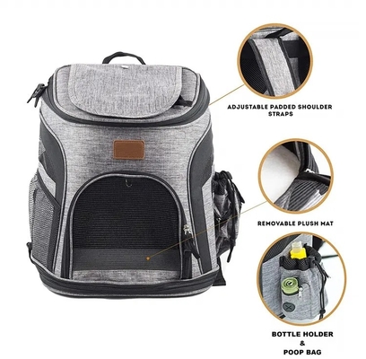 El viaje extensible Carry Pet Carrier Backpack Airline aprobó