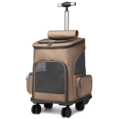 Carretilla sostenible impermeable al aire libre del viaje del animal doméstico de la bolsa del animal doméstico del viaje de la moda