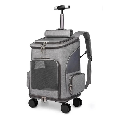 Carretilla sostenible impermeable al aire libre del viaje del animal doméstico de la bolsa del animal doméstico del viaje de la moda