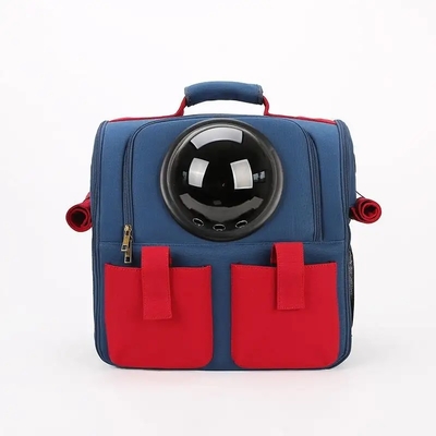 Loro respirable Cat Dog Bird Backpack del viaje del animal doméstico de la cápsula transparente portátil de la bolsa