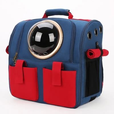 Loro respirable Cat Dog Bird Backpack del viaje del animal doméstico de la cápsula transparente portátil de la bolsa